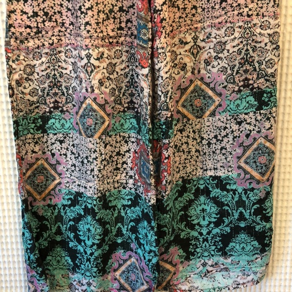 Sundance Paisley In Bloom Drawstring Pants - Picture 3 of 5